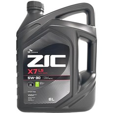 ZIC X7 LS 5W30 6L 디젤 엔진오일, 1개, @ 지크 X7 LS 5W30_6L @
