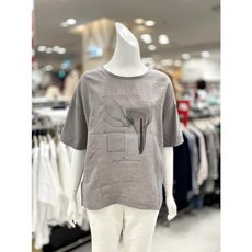 트리아나 소고 세이브존01 린넨 라운드 반팔 티셔츠 AJ2TA16 1