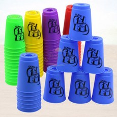 가온로그 컵쌓기 종이박스 색상랜덤 컵스태킹