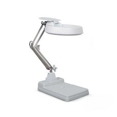 확대경 LED 스탠드 밝기 조절 돋보기 고배율 10배 20배 회로기판, 1.그린유리 10배 스테인레스브래킷+방진커버