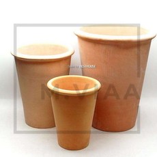 엠비아7 테라원 꼬깔 살구색 16x20cm 테라조화분