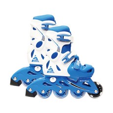成功 兒童伸縮直排輪 發光輪 PU輪 S0480 直排輪護具, 藍色(單直排輪), 1個