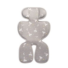 GIO Pillow 超透氣涼爽推車坐墊 豪華款, 晚安兔兔, 1個