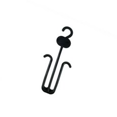 더번지 슬리퍼 걸이 대 1p 슬리퍼꽂이, 블랙, 1개