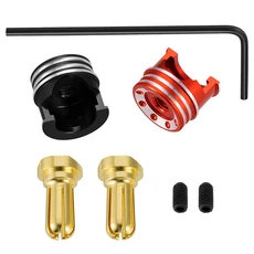 AXSPEED 1 쌍 4/5mm 바나나 플러그 커넥터 (RC Lipo 배터리 용 냉각 커버 포함) 드론 비행기 모델 자동차, 02 Style B-5.0MM