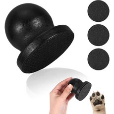 강아지 네일 파일 보드 고양이 파일 스크래치 패드 스크래처 반려동물 3개 교체 가능한 사포(나무), Black, 1