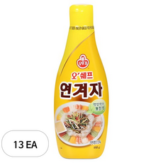오뚜기 오쉐프 연겨자, 480g, 13개