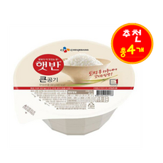 햇반 큰공기, 300g, 4개