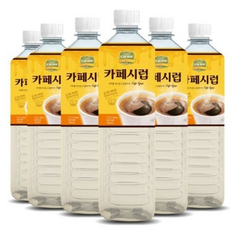 코나 카페시럽 6 (), 1.5L, 1박스