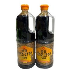 샘표 양조간장 501, 1.68L, 2개