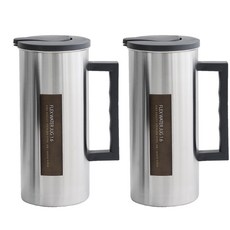 SISEM 不鏽鋼水壺, 1600 毫升 2 件