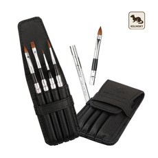 어반스케치 수채화붓세트 천연모 휴대용 야외스케치 KNB-625, 1세트