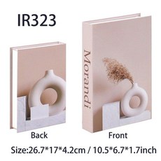 럭셔리 가짜 책 홈 장식 액세서리 거실 패션 소품 간단한 북유럽 커피 테이블, [00] Not Open, IR323