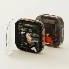 시트렌 R400 레트로 CD 플레이어 휴대용 고음질 컴팩트 음악 앨범 및 가정 사무실 여행용 스타일리시, 02 Black set