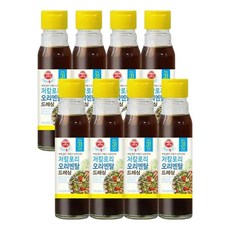 오뚜기 LIGHT JOY 저칼로리 오리엔탈 드레싱, 210g, 8개