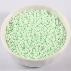 매트 솔리드 마카롱 색 2mm 3mm 유리 씨앗 비즈 유니폼 라운드 스페이서 비즈 DIY 수제 보석 액세서리 만들, 01 3mm 330pcs, 15 C19