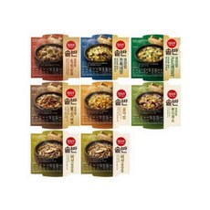 CJ 햇반 솥반 7종 맛보기 세트 (8입), 200g, 8개