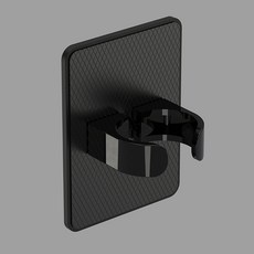 욕실 벽걸이 빗 보관대 헤어 클립 정리함 에어 쿠션 빗 거치대 크리에이티브 플라스틱 빗 랙 빗 거치대, 02 Black