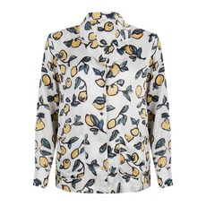 러브스토리즈 블루문 레몬 프린트 파자마 상의