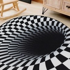 트랩존 착시매트(100cm) 인테리어러그 3D입체매트 발닦개 착시효과