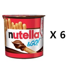 누텔라앤고 초콜릿 헤이즐넛 스프레드 스틱 비스킷, 6개