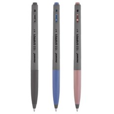 모나미 153 그리퍼 볼펜 0.7mm, 0.7 혼합 10개 (흑4+적3+청3), 1세트