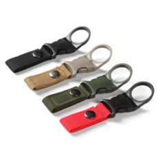 생수병홀더 등산 가방 허리띠 고정 물병 스트랩 물통 걸이 홀더, 레드1P