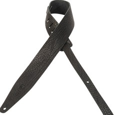 LEVYS MVR317RTS BLK 加拿大製 真皮吉他背帶 黑色 木吉他/電吉他/貝斯適用, 1個