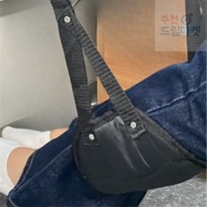비행기 발받침 풋레스트 발해먹 발판, 풋레스트(일체형)JEIR 블랙, 1개