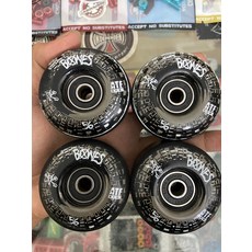 bones ATF 56mm 80A 滑板輪組，附Independent軸承, 如圖所示, 1個
