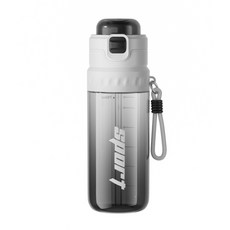運動噴霧吸管水杯 大容量 健身運動, 白色 750ML, 1個