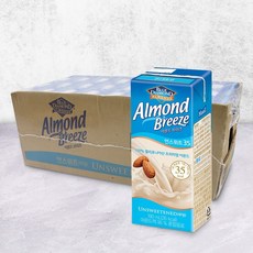 [G2L] 아몬드 브리즈 음료 고단백 무가당 두유 190mlx24개 어린이 사무실 탕비실 간식, 4.56L, 1박스