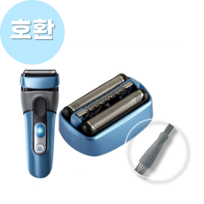 브라운 면도기 S3 40B 쿨텍 면도날 날망 헤드 호환용 면도기날, 40B+청소솔