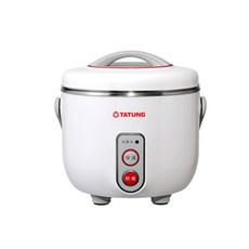 TATUNG 大同 3人份 美型不鏽鋼帶提把小電鍋 TAC-03DW-NW, 珍珠白