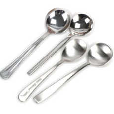 유기 빙수스푼 설빙 화채 디저트 빙수수저 스텐 땡땡이, 본상품