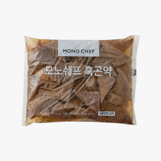 흑곤약 모노쉐프 1.2kg(40g x 30ea) 곤약 묵 통곤약 오뎅탕 조림 다이어트, 40g, 1