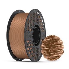 CaiLab 3D 프린터 필라멘트 PLA 실크 질감 쉬운 출력 고품질 1.75mm 안정적인 라인 직경 범용 재료 1kg (Bambu Lab A1 Mini P1S P2S 호환), 갈색