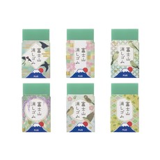 PLUS《限量 富士山橡皮擦》明進文房具, 1個, 綠色