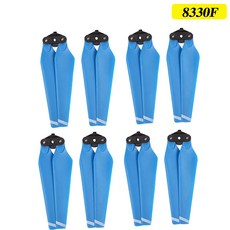 DJI配件 御Mavic Pro彩色槳葉8330F折疊螺旋槳葉機翼翅膀空拍機無人機維修配件, 8330F藍色4對裝, 1個