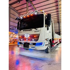 RY日耀 貨卡燈藝 發光廠徽燈 貨車LED改裝, 1個, 六期HINO500 11噸