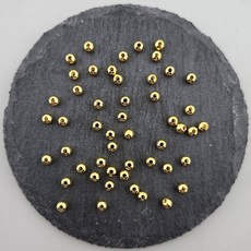 비즈톡 [SVP-83-04]순은볼 실버볼 4mm (내경1mm) 실버925 골드 1개