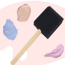 짱이상회 스펀지 붓 5cm 미술용스펀지