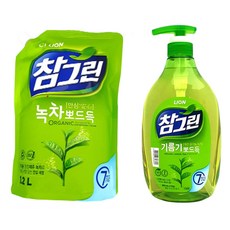 TORIMALL 참그린 주방세제 기름기제거 설거지세제 시트러스향 택1, 리필1.2리터