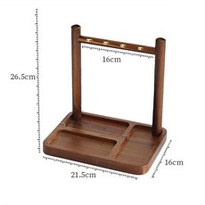 玄關實木鑰匙收納架：門口創意置物擺件，進門掛鑰匙收納盒，限時特惠中, JM002【相思木+黃銅】, 1個