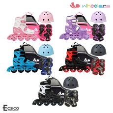 휠러스 26년형 - 에이스2 콤보 아동 인라인 풀세트 아동용인라인, 에이스2콤보-퍼플S, 1개