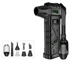 무선 미니 송풍기 크로스건 블로워 충전식 제트팬 에어건, 1년 무료 교환 수리불가, 10000mAh 레벨1A급배터리셀, 1개