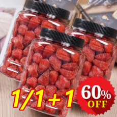 1/1+1 프리미엄 말린 딸기 탈콤탈콤 비타민C 콜라겐 생성촉진 풍미유지 말린 딸기, 250g*1, 250g