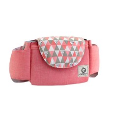 蘇霏小舖 韓式推車掛袋 嬰兒車掛袋 推車掛包 媽咪包 推車置物袋 母嬰用品, 脂粉菱格(現貨), 1個