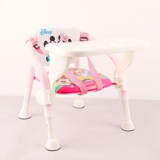 保固無憂 寶寶凳子 兒童靠背椅 幼兒小板凳 嬰兒餐椅 家用高低可調, 大腳出口升降款粉米奇+靠背+餐盤