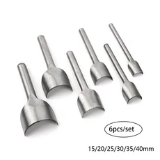 KRABALL 3-50mm 가죽 커터 하프 라운드 펀치 DIY 공예 도구 벨트 엔드 지갑 스트랩, 02 type 2, 1개